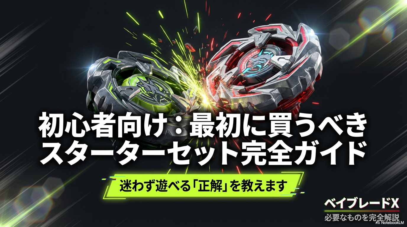 ベイブレードXを始める初心者が最初に買うべきスターターセットの完全ガイドと選び方の正解