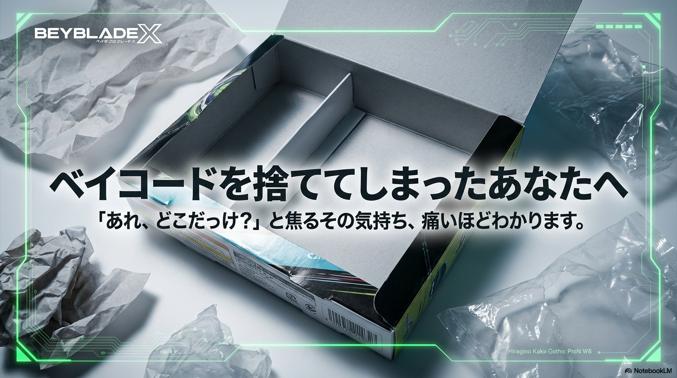 実録ベイブレードXベイコード捨てた私の失敗と二度と無くさない対策