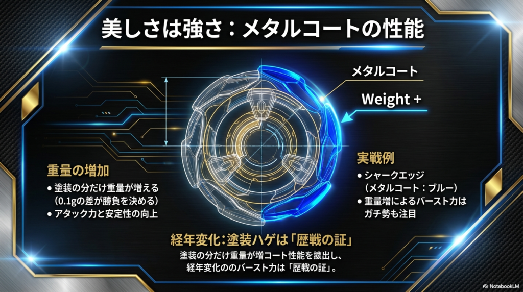 美しさは強さメタルコートの性能