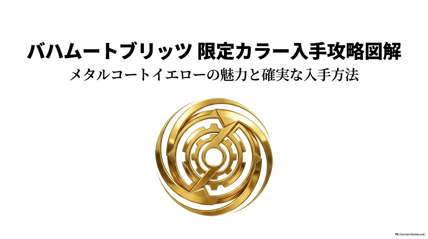 バハムートブリッツのメタルコートイエロー入手方法と特装版
